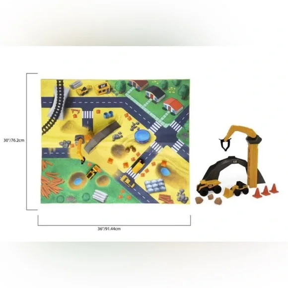 CAT Little Machines Construction Mat - Picture 3 of 6